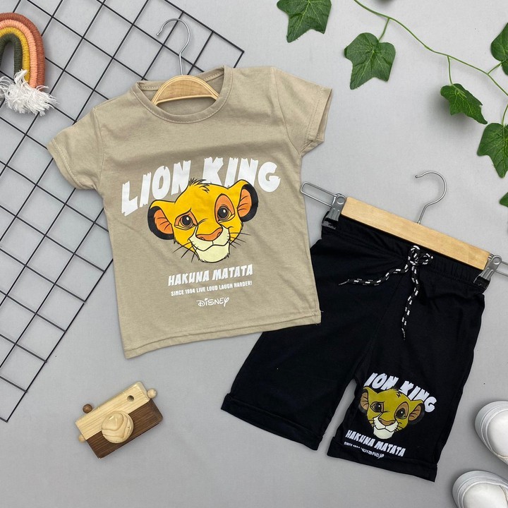 ⭐ LION KİNG YAZILI ERKEK ÇOCUK TAKIM