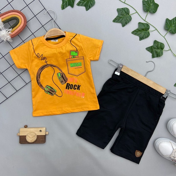 ⭐ MUSIC YAZILI ERKEK ÇOCUK TAKIM
