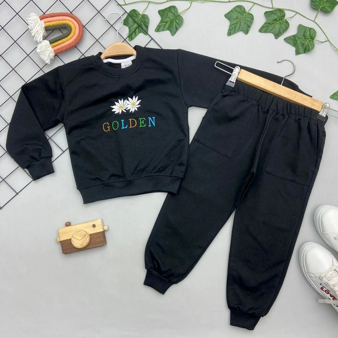 GOLDEN YAZILI KIZ COCUK TAKIM