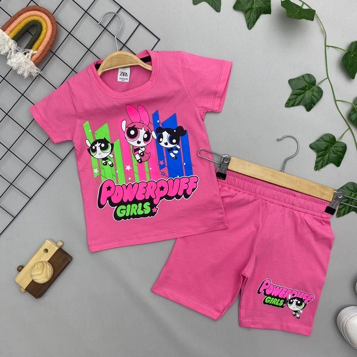 POWERPUFF BASKILI KIZ ÇOCUK TAKIM