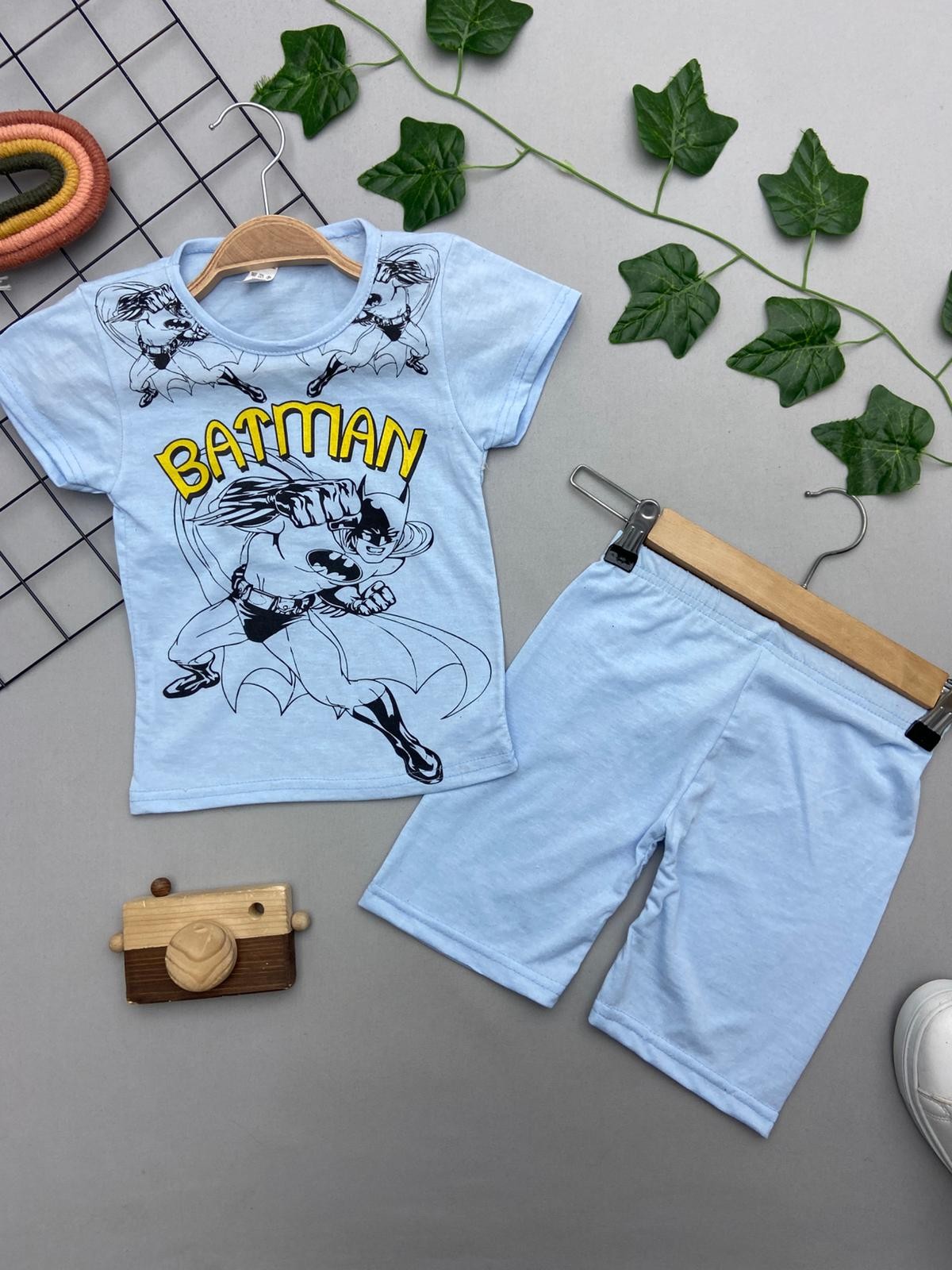 BATMAN YAZILI ERKEK COCUK TAKIM