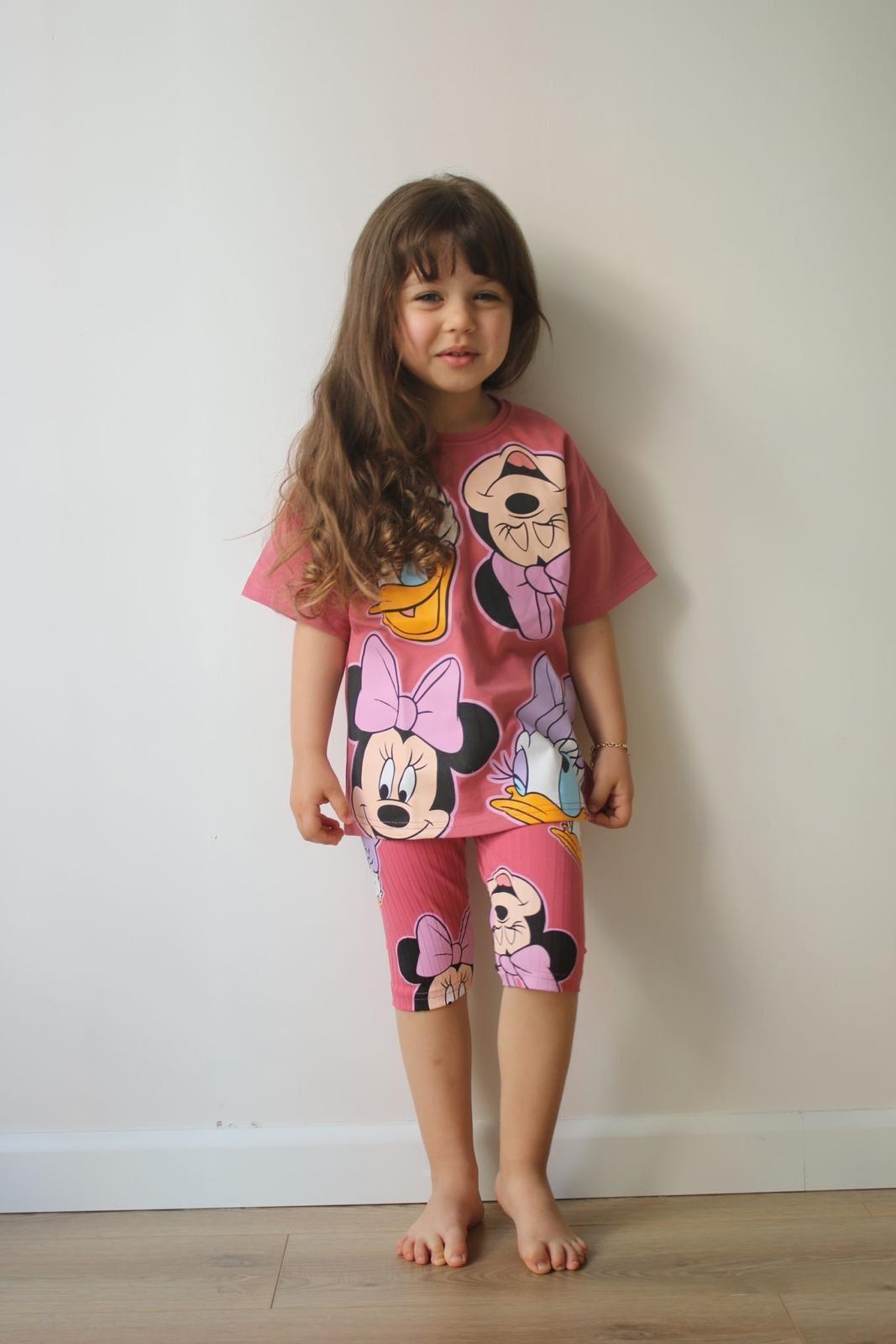 MICKEY&ÖRDEK BASKILI KIZ COCUK TAKIM