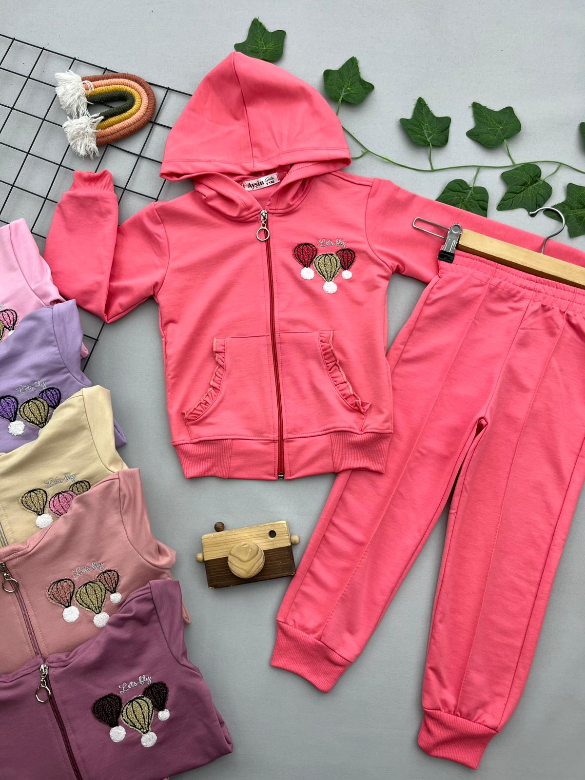 LETS FLY YAZILI KIZ COCUK TAKIM