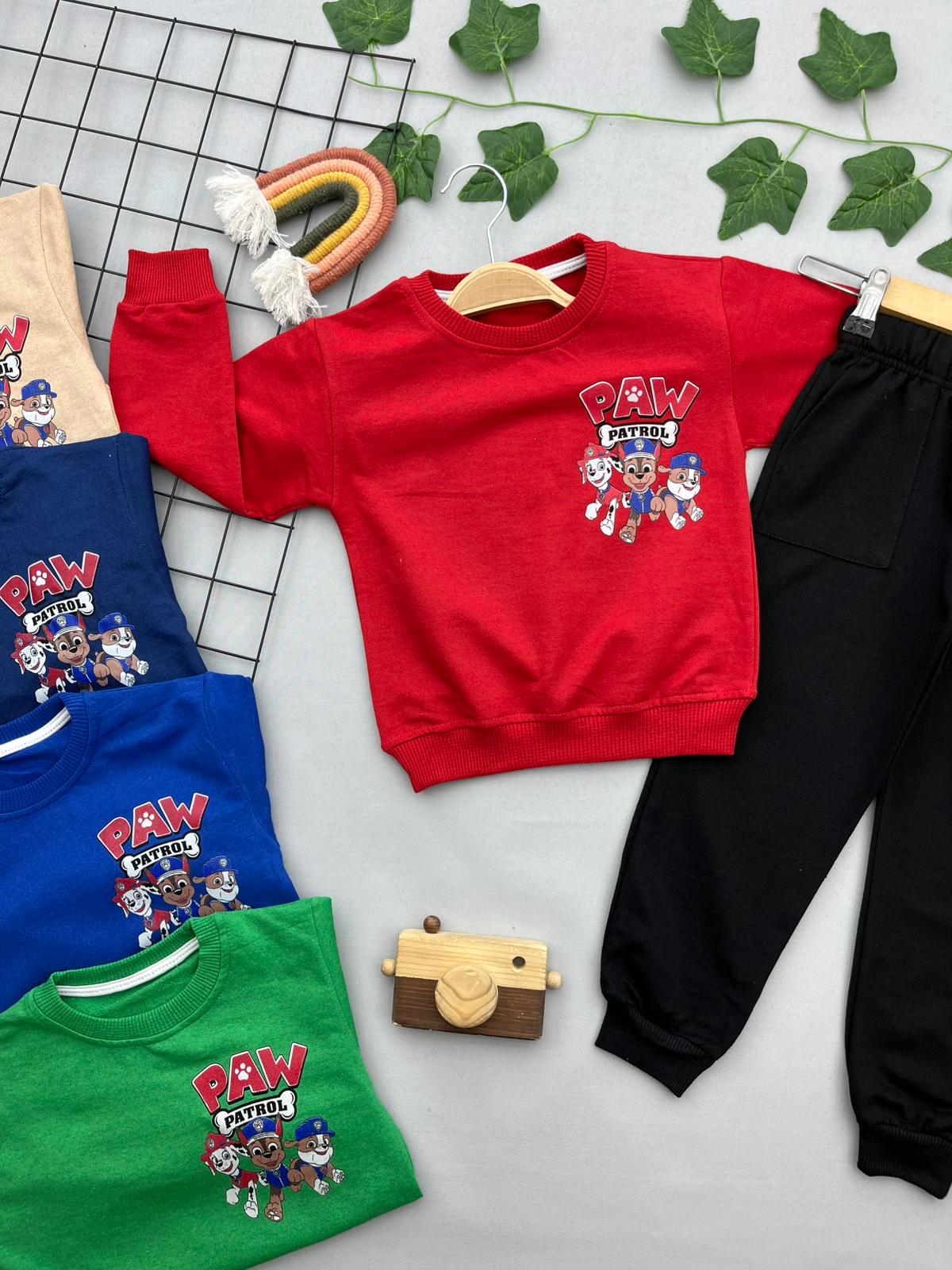 PAW YAZILI ERKEK COCUK TAKIM