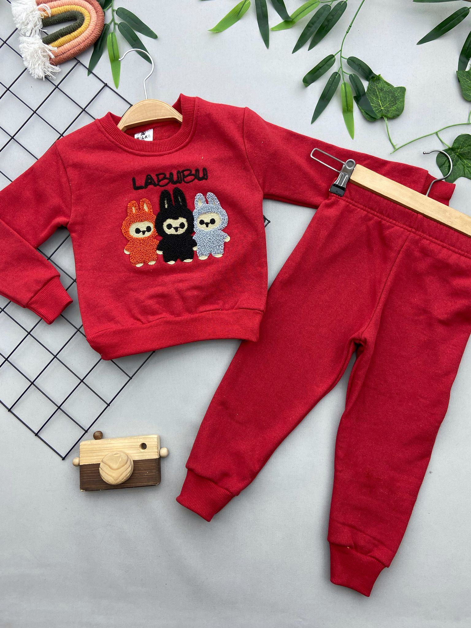 LABUBU BASKILI UNISEX TAKIM