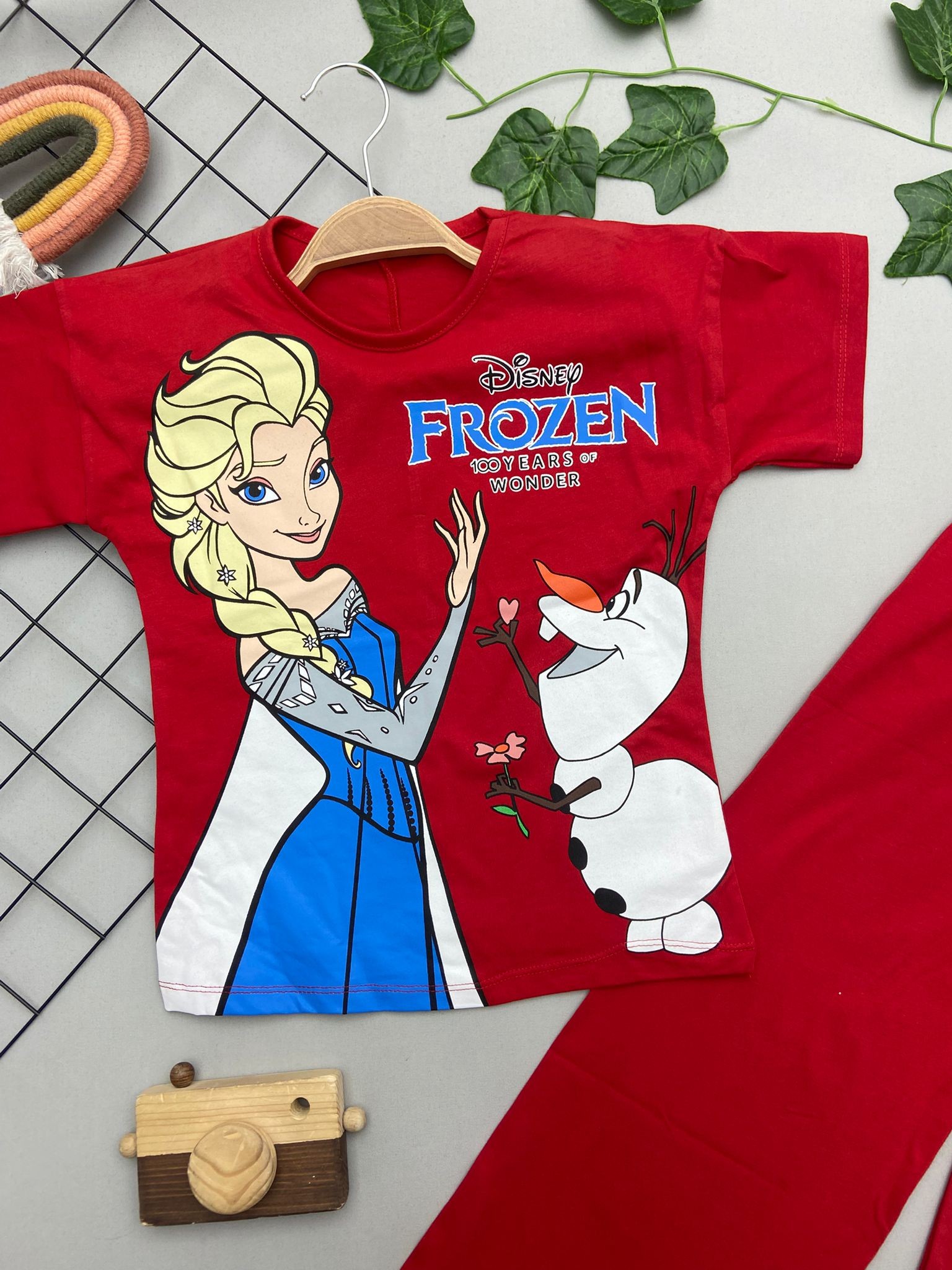 ⭐ FROZEN YAZILI KIZ COCUK TAKIM