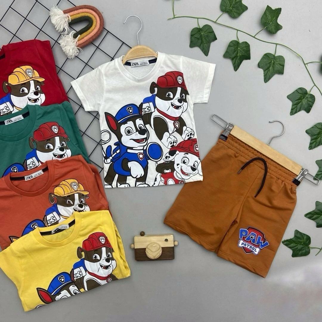 ⭐ PAW PATROL YAZILI ERKEK ÇOCUK TAKIM