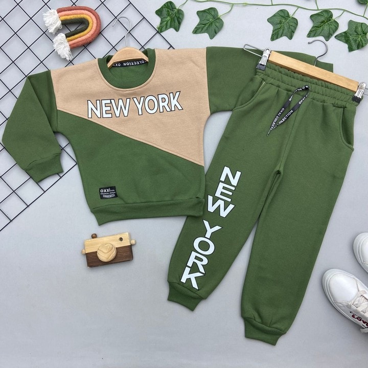 NEW YORK YAZILI ERKEK ÇOCUK TAKIM