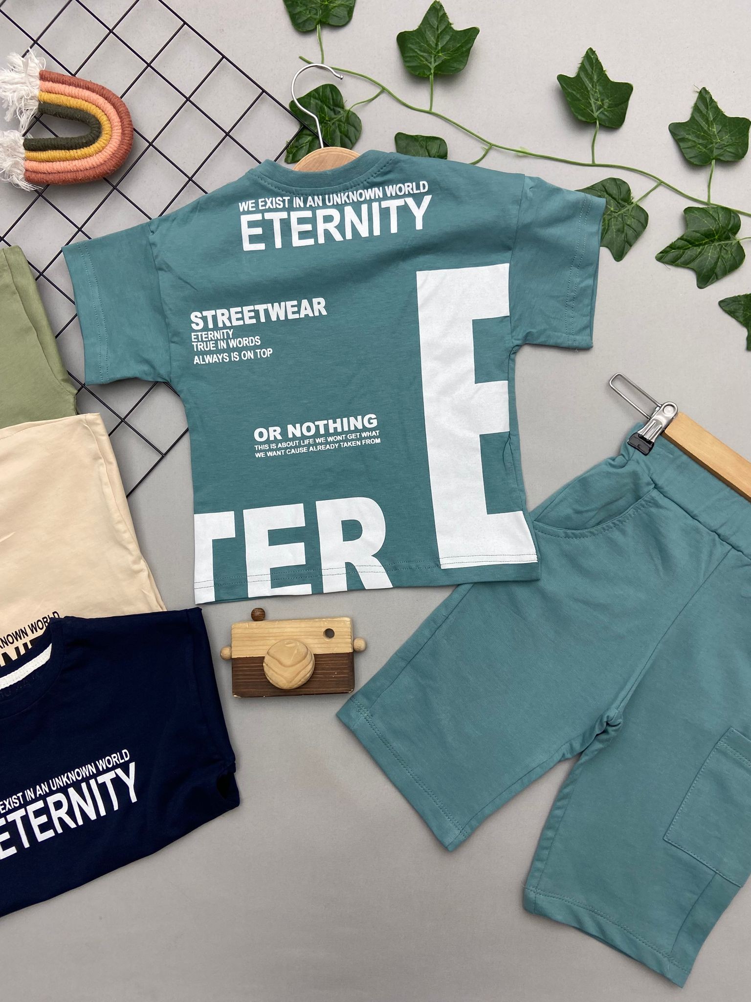 ETERNITY YAZILI ERKEK COCUK TAKIM