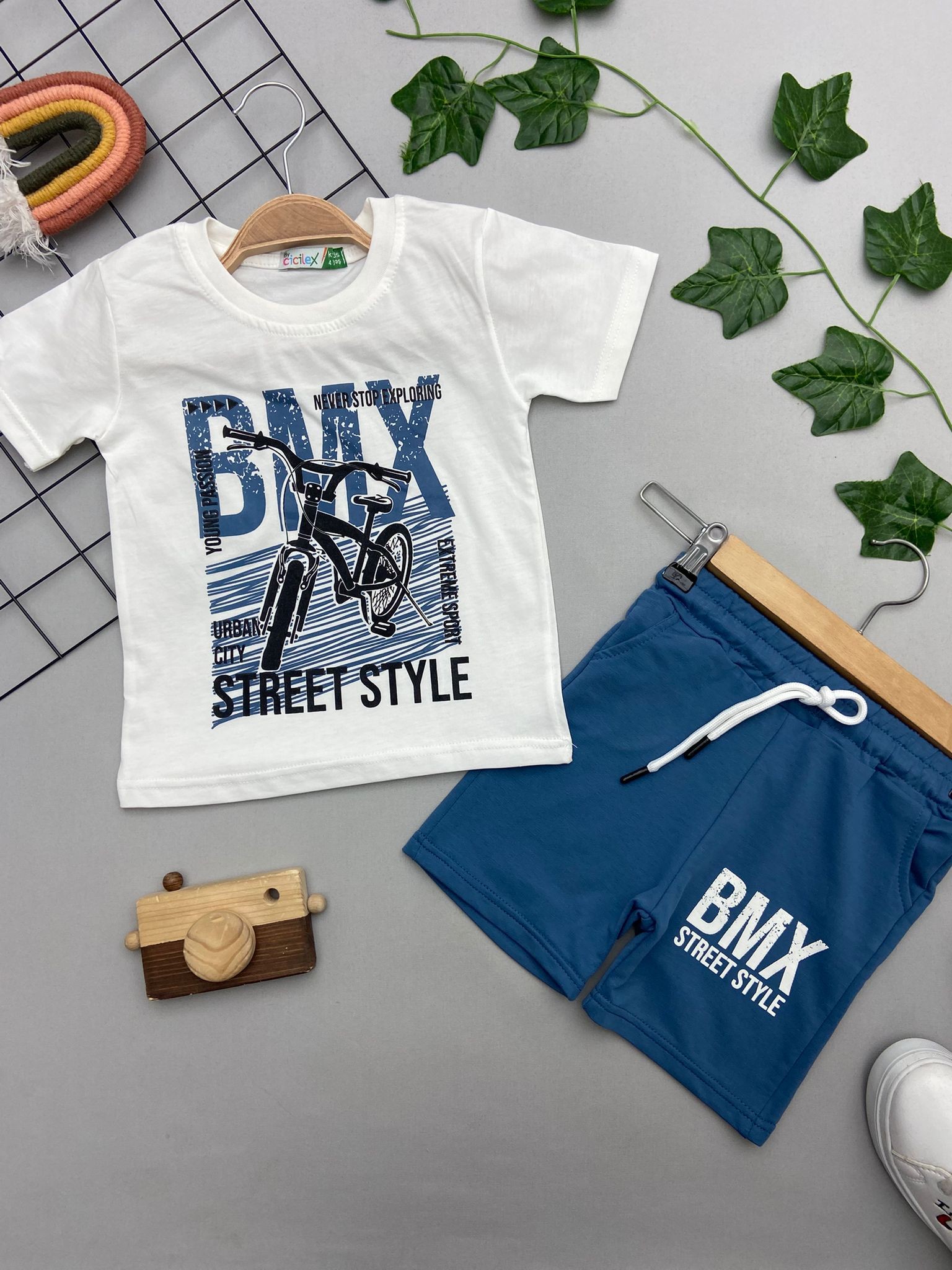 STREET STYLEE YAZILI KIZ COCUK TAKIM