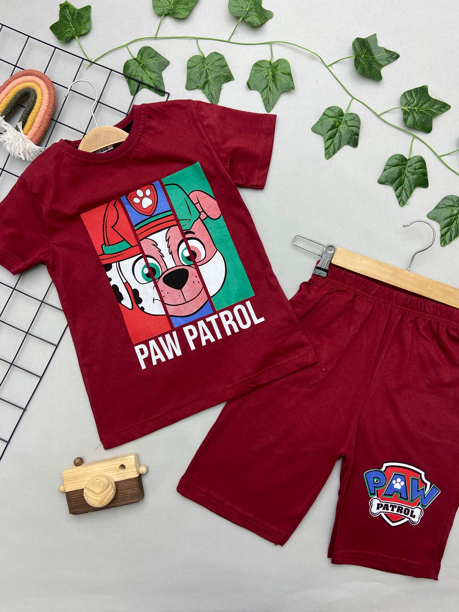 PAW PATROLL YAZILI ERKEK ÇOCUK TAKIM
