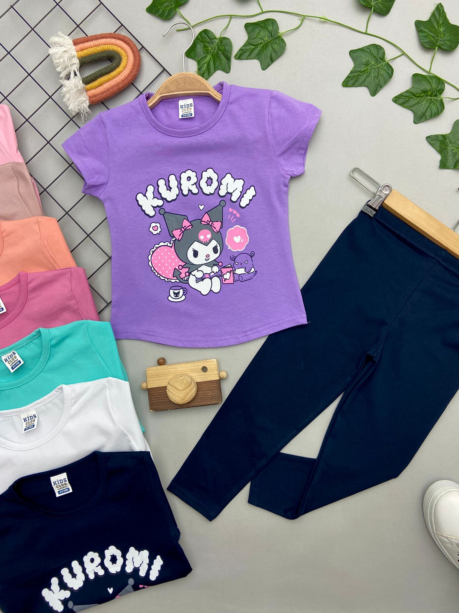 KUROMI YAZILI KIZ COCUK TAKIM
