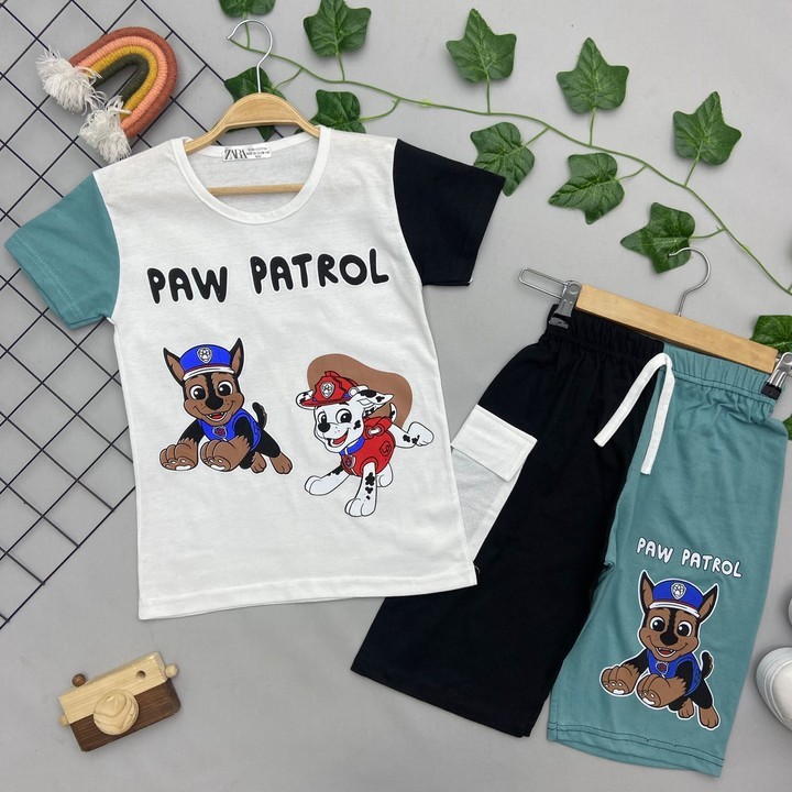 ⭐ PAW PETROL YAZILI ERKEK ÇOCUK TAKIM