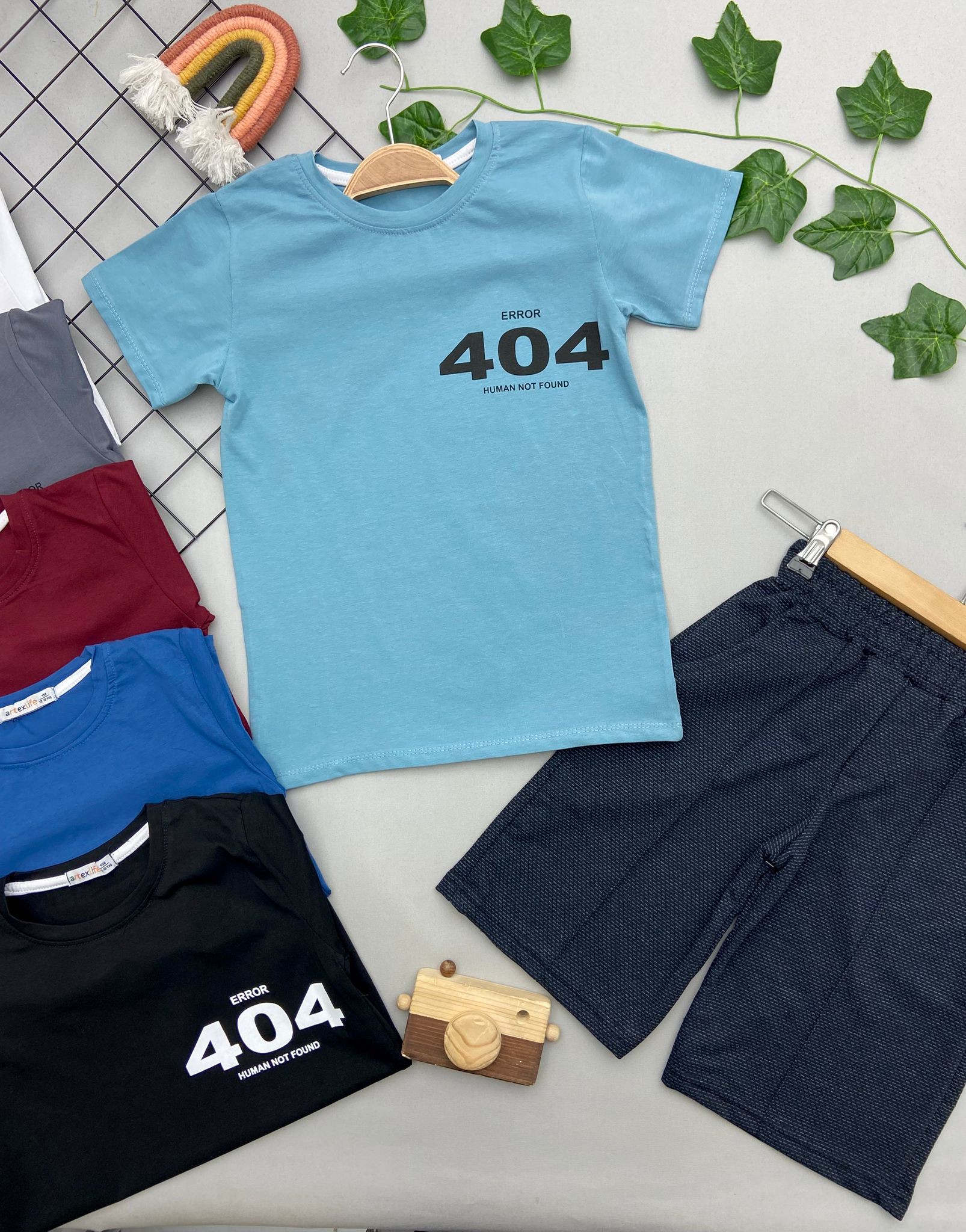 404 YAZILI ERKEK COCUK TAKIM