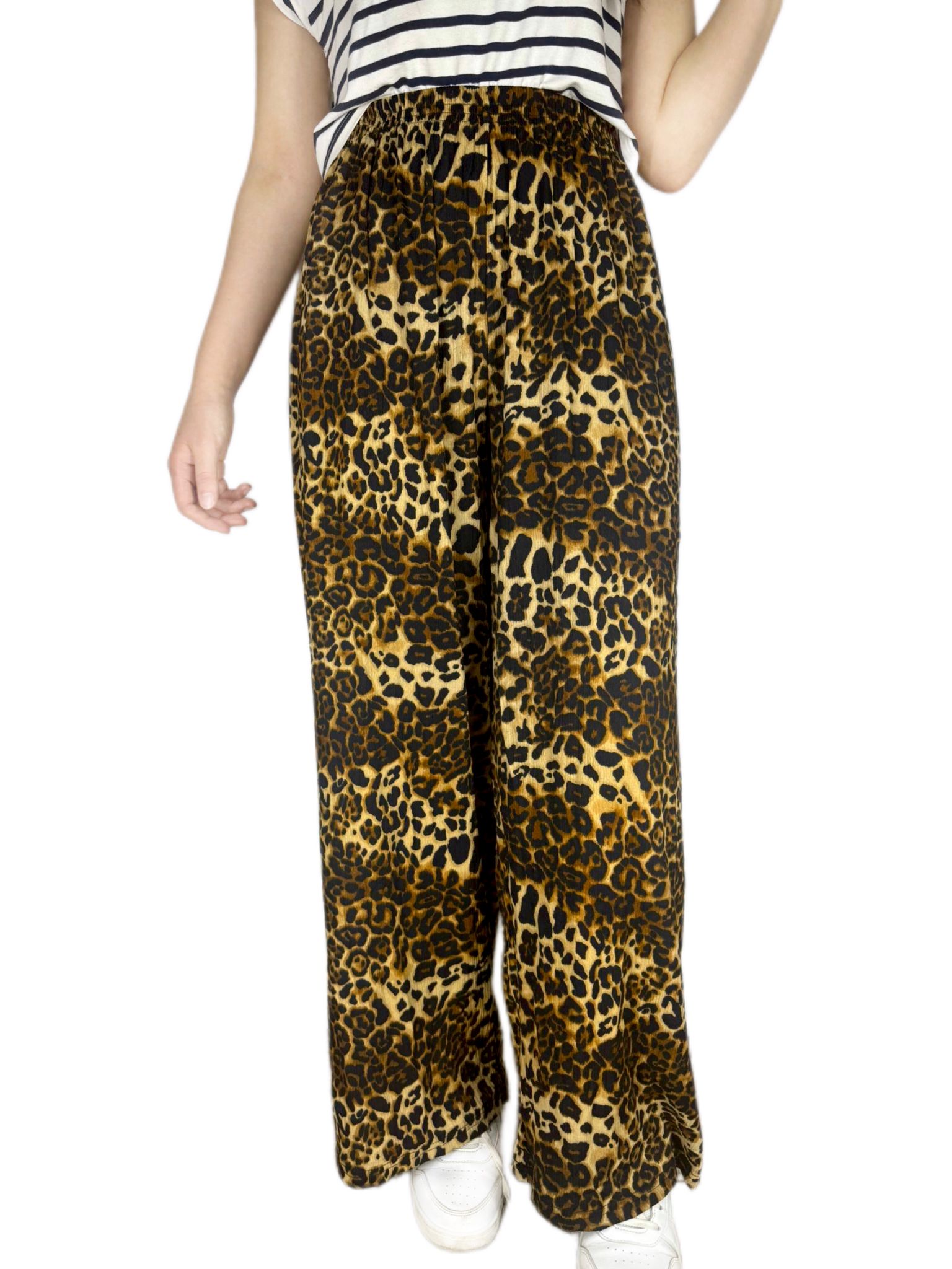 LEOPAR DESENLİ STANDART BEDEN BAYAN ALT