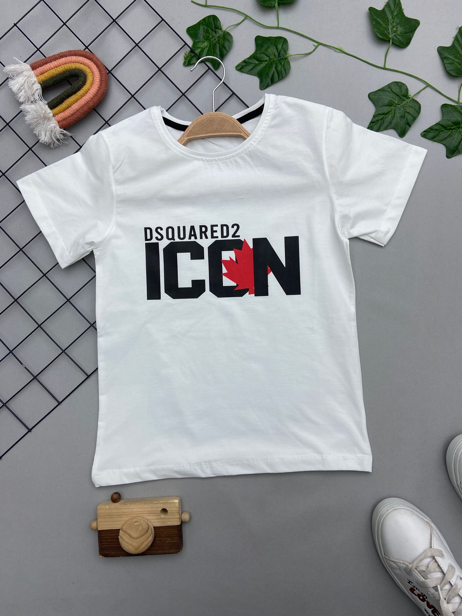 ICON YAZILI ERKEK COCUK UST