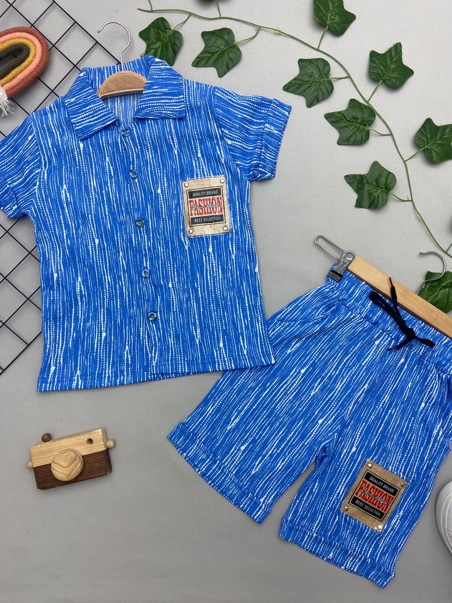 FASHION YAZILI ERKEK COCUK TAKIM