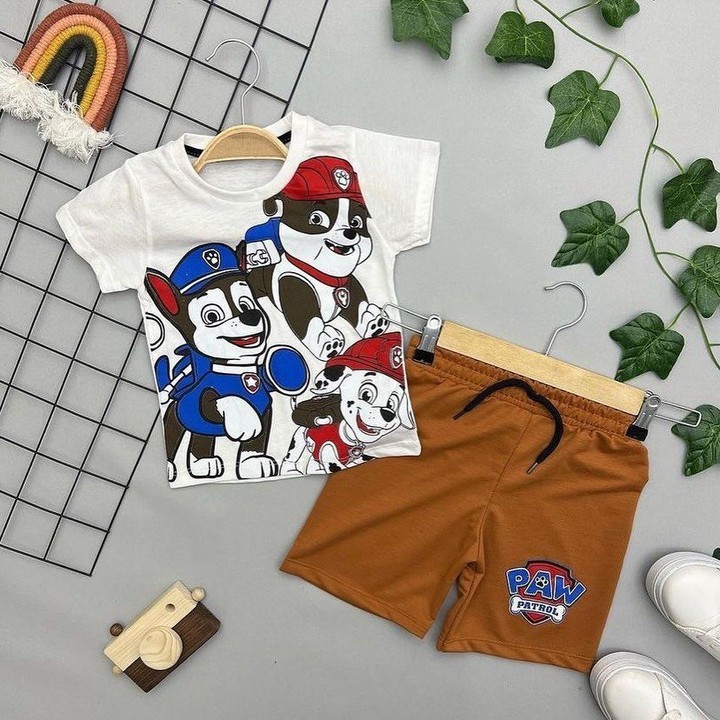 PAW PATROL YAZILI ERKEK ÇOCUK TAKIM