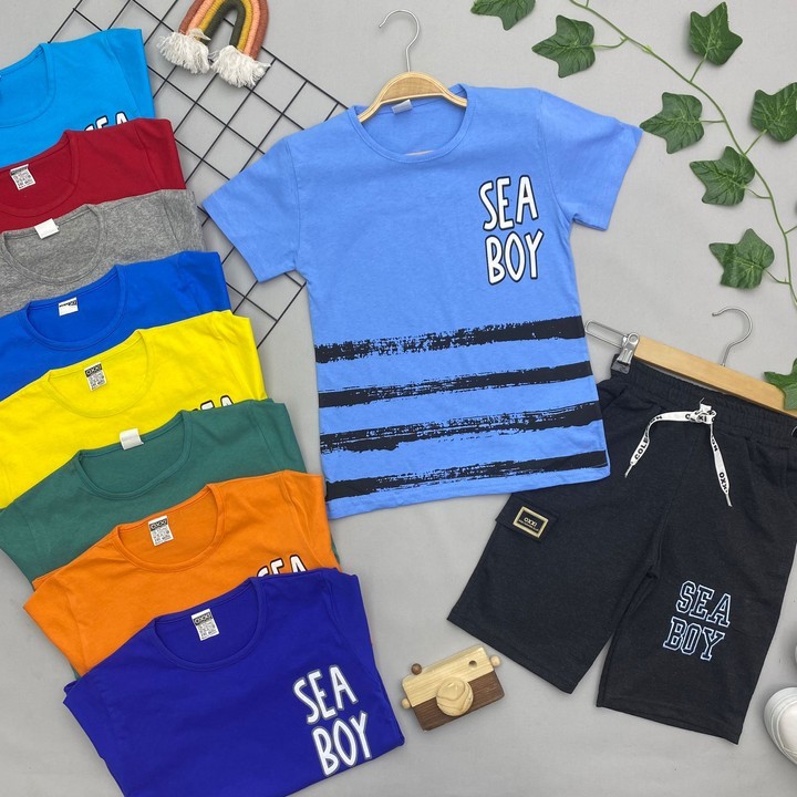 SEA BOY YAZILI ERKEK ÇOCUK TAKIM