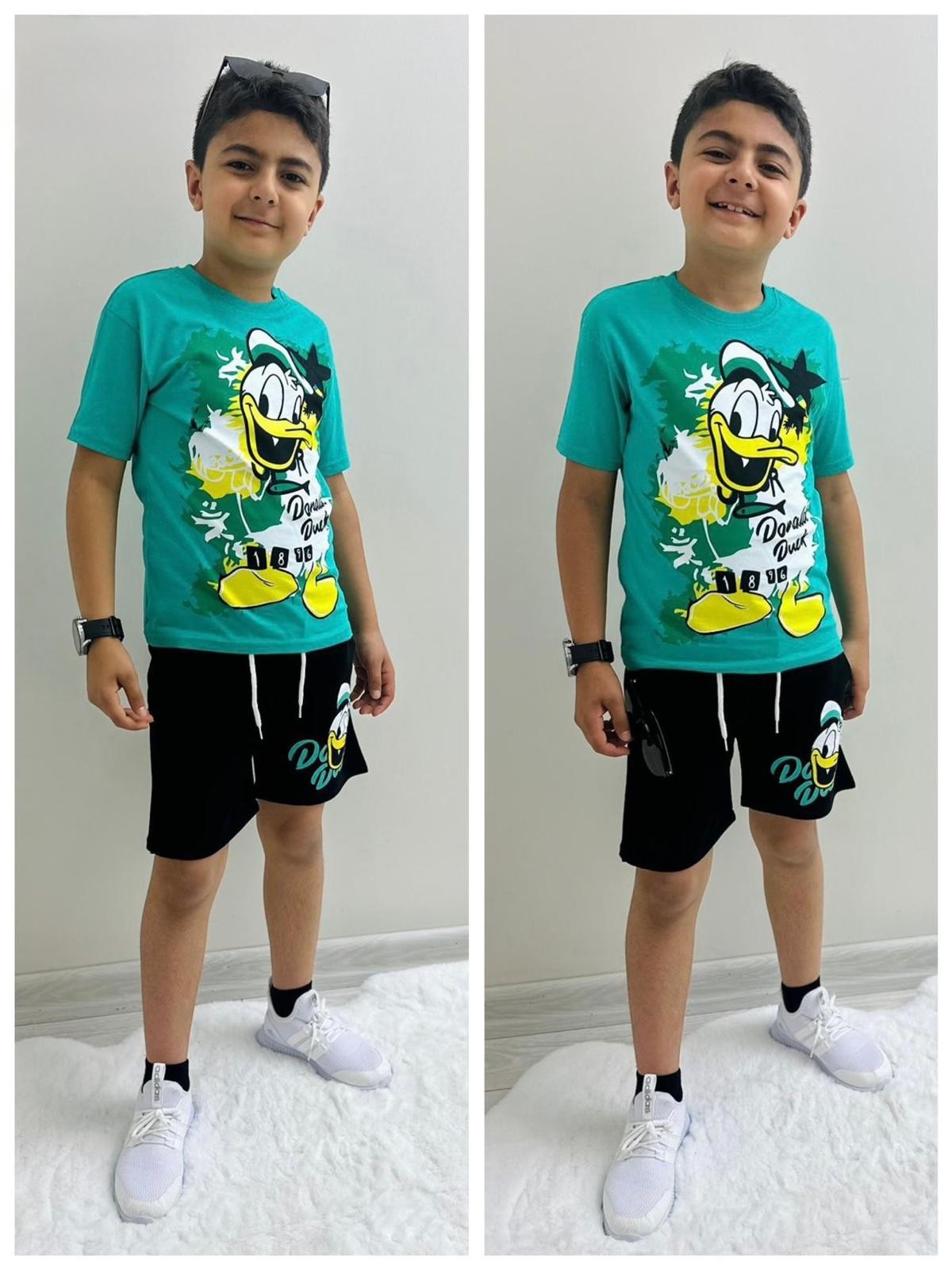 DONALD DUCK BASKILI ERKEK ÇOCUK TAKIM