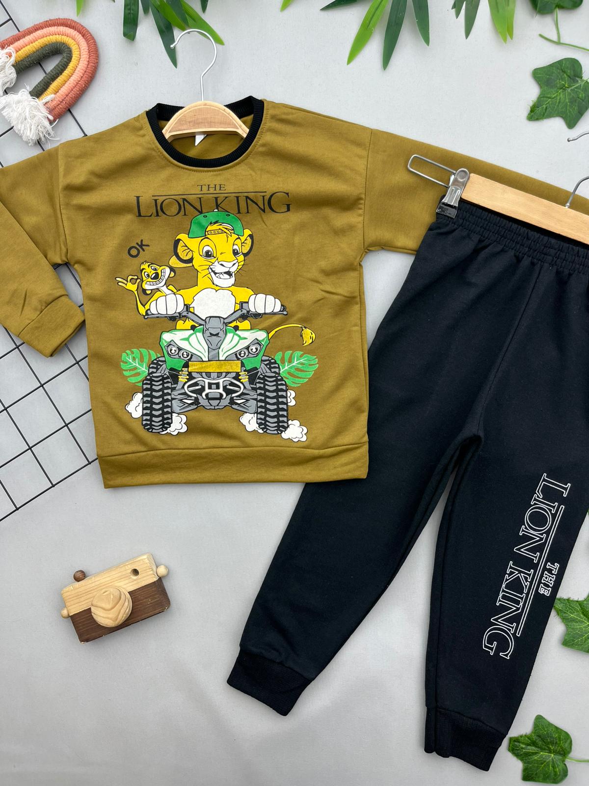 LION KING YAZILI ERKEK COCUK TAKIM