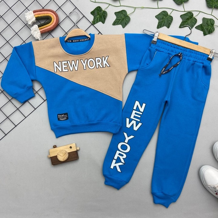 NEW YORK YAZILI ERKEK ÇOCUK TAKIM