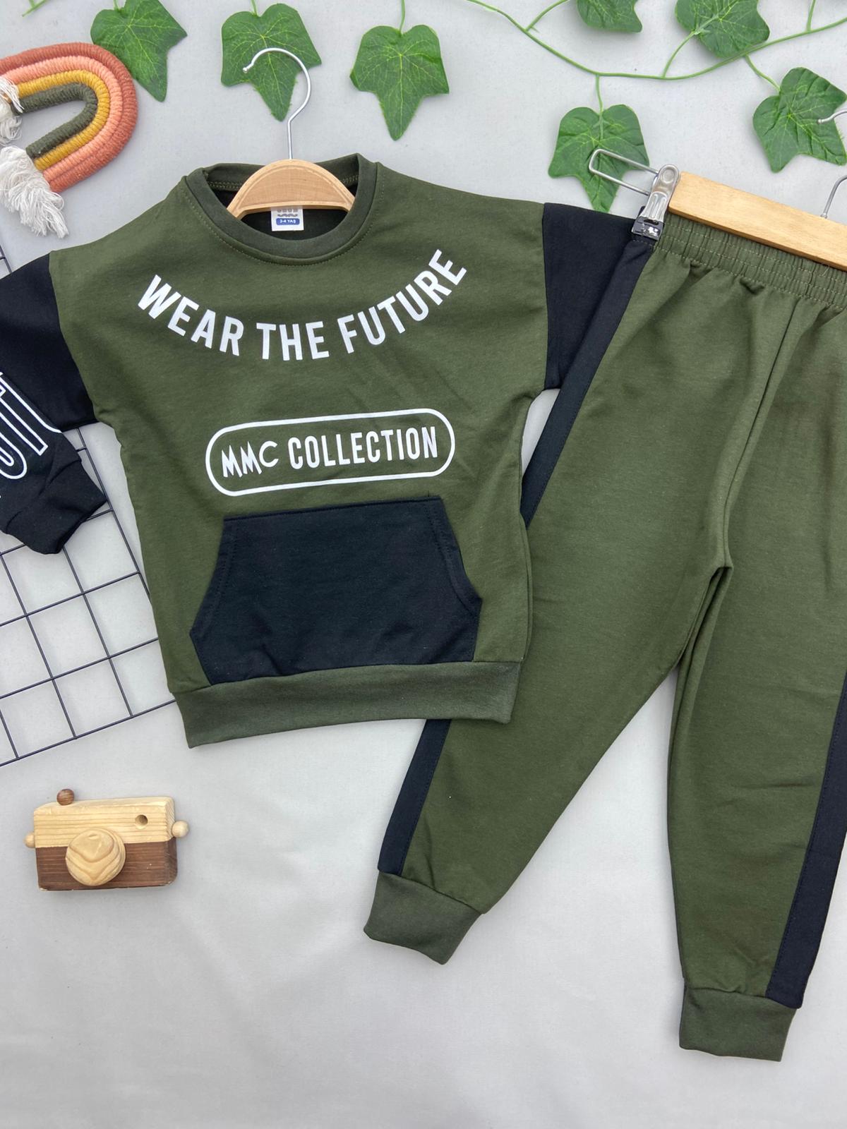 WEAR THE FUTURE YAZILI ERKEK COCUK TAKIM