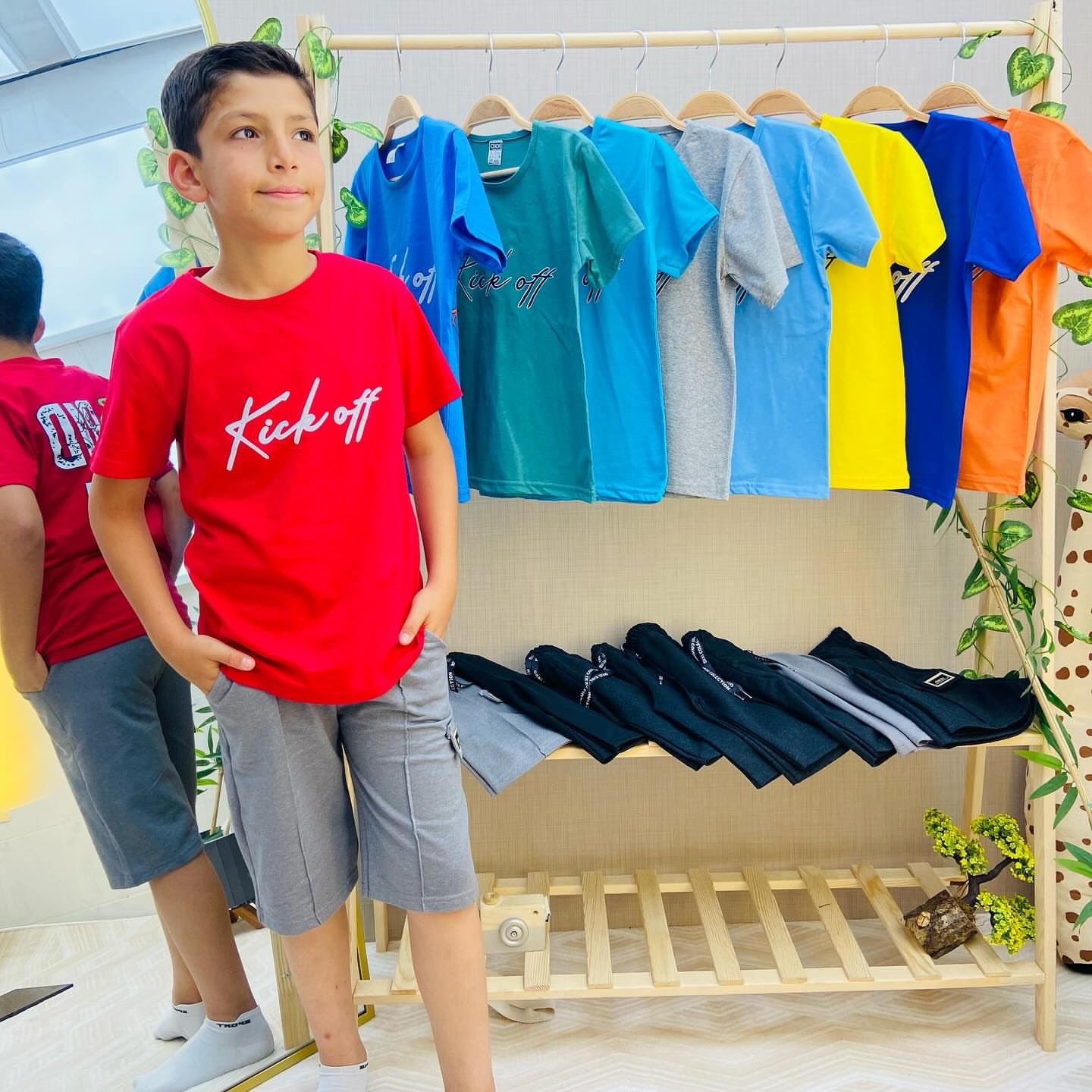 KİCK OFF YAZILI ERKEK ÇOCUK TAKIM