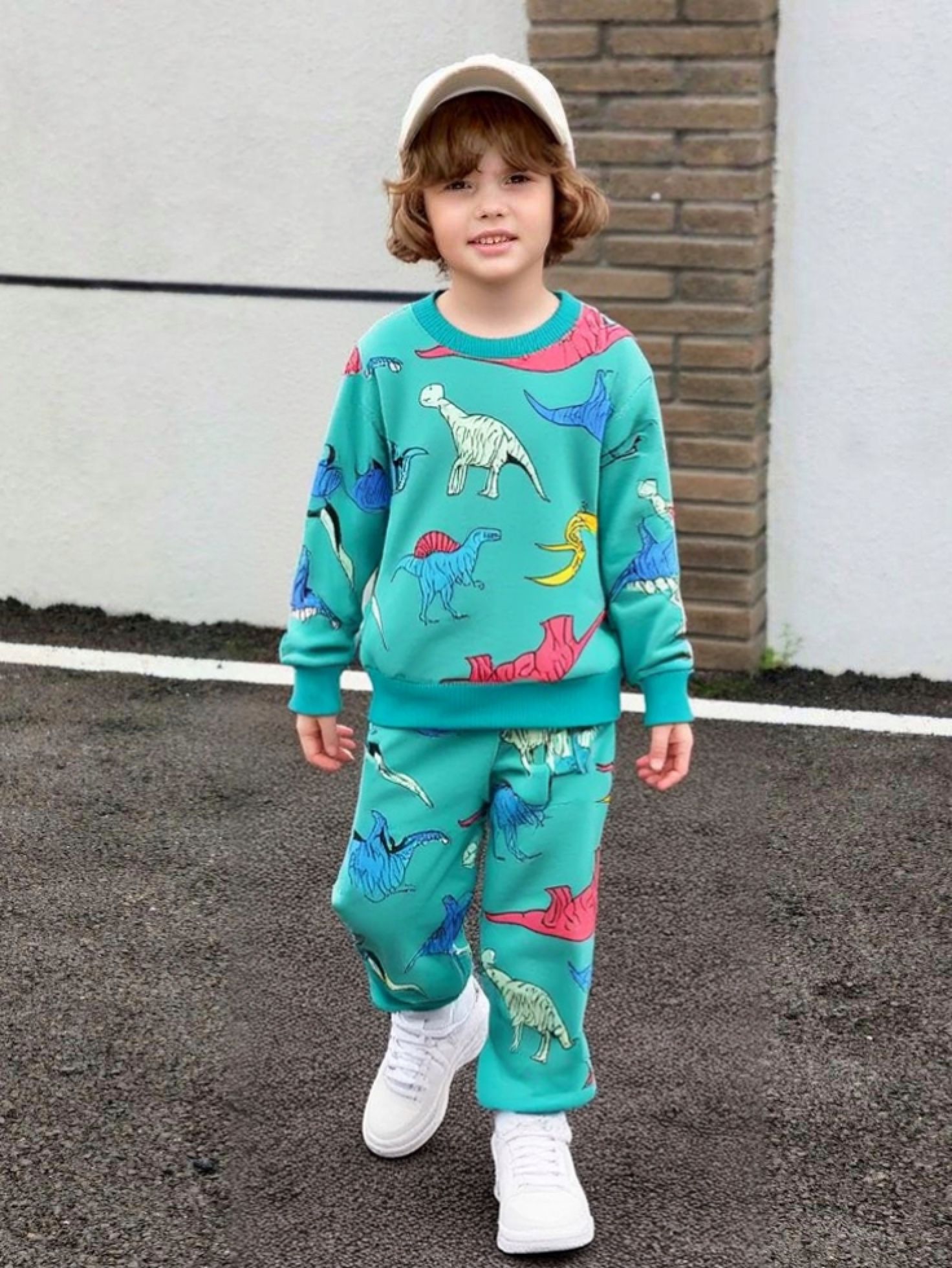 DINOZOR BASKILI ERKEK COCUK TAKIM