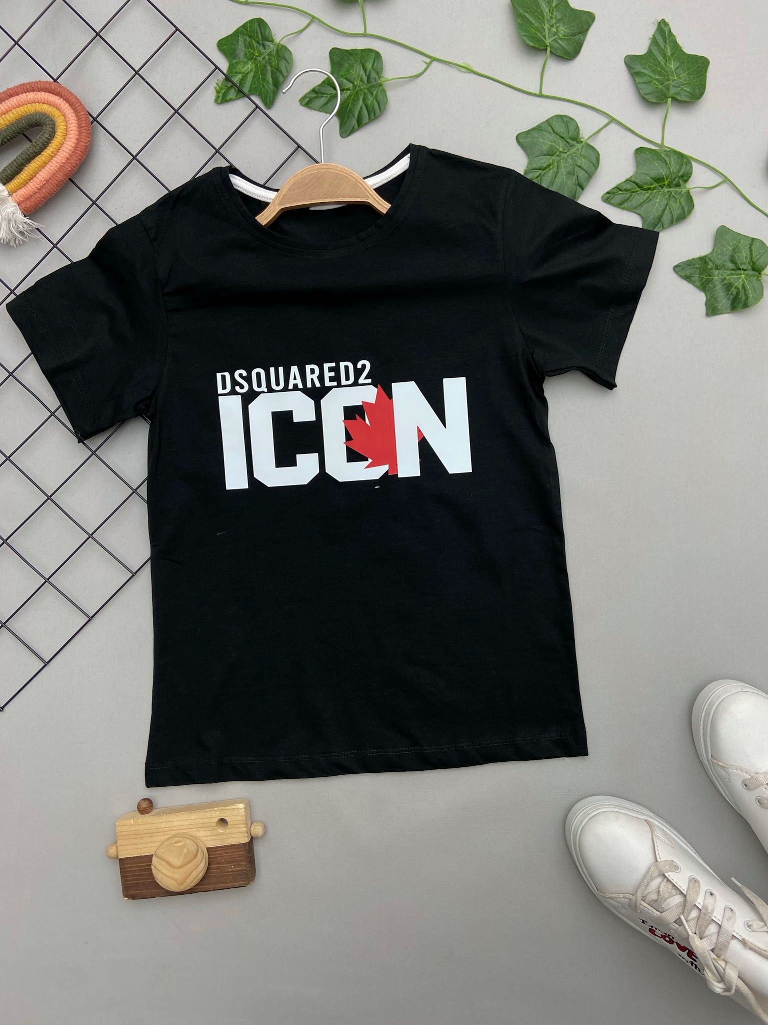 ⭐ ICON YAZILI ERKEK COCUK UST