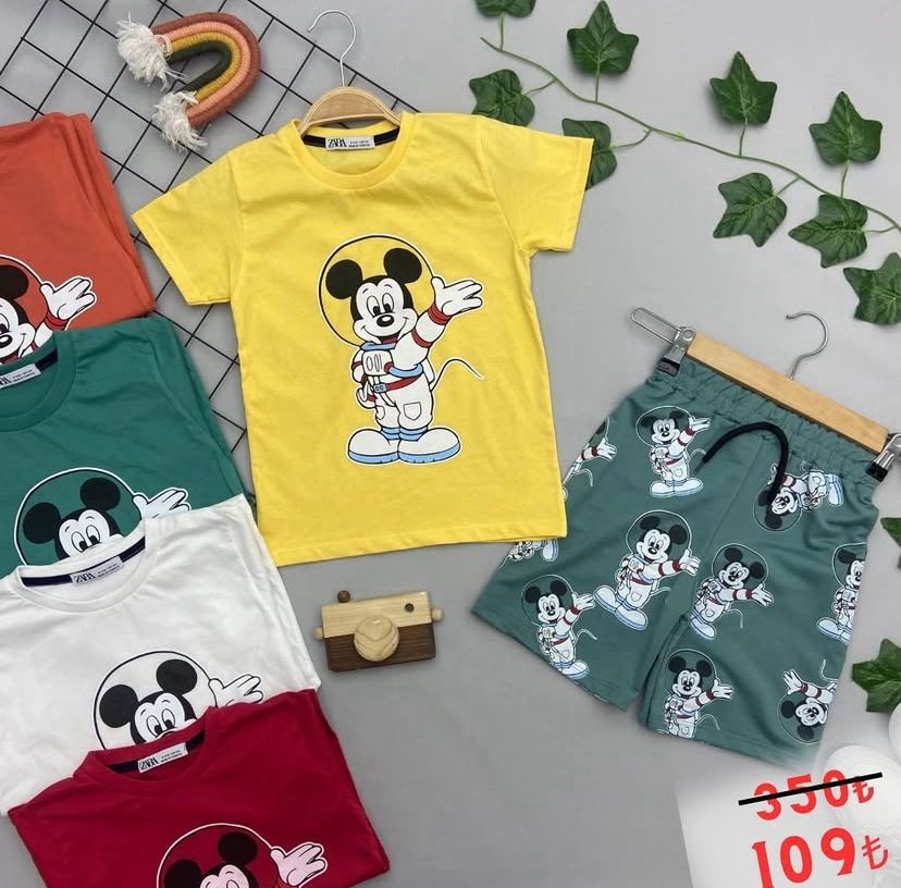 ⭐ MICKEY BASKILI ERKEK COCUK TAKIM
