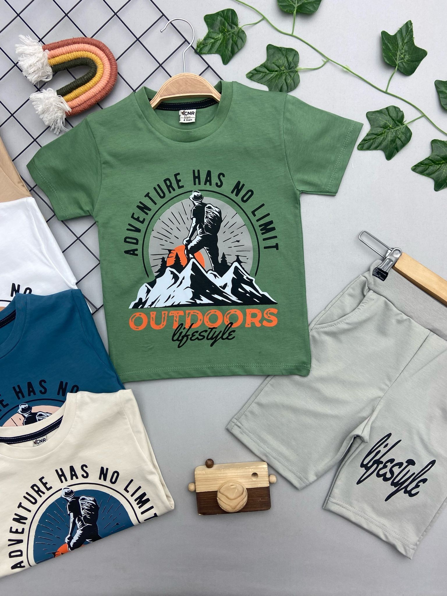 ADVENTURE YAZILI ERKEK ÇOCUK TAKIM