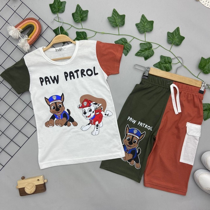 ⭐ PAW PETROL YAZILI ERKEK ÇOCUK TAKIM