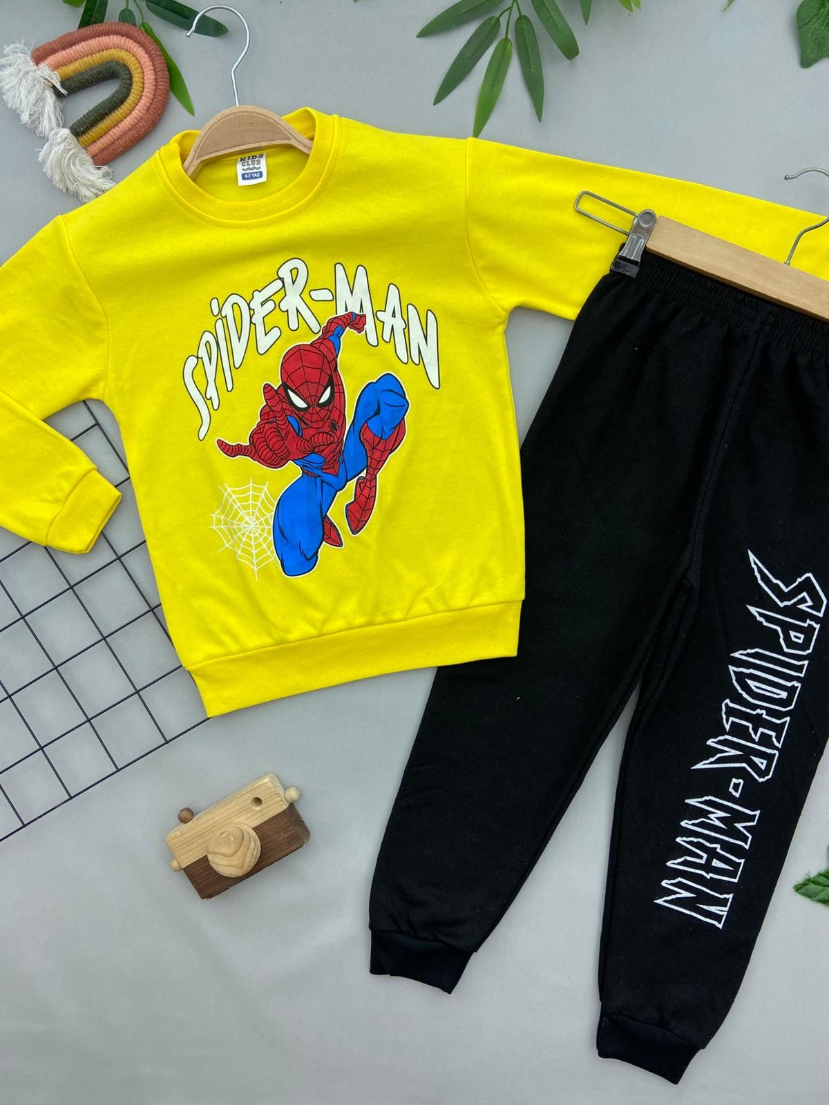 SPIDERMAN BASKILI ERKEK COCUK TAKIM