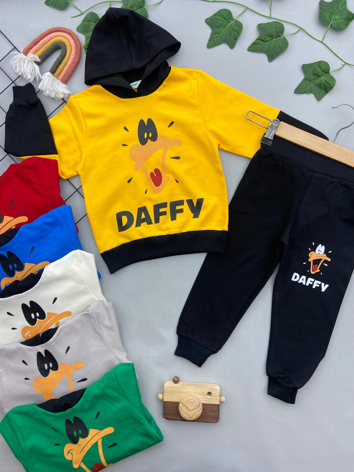 DAFFY YAZILI ERKEK COCUK TAKIM