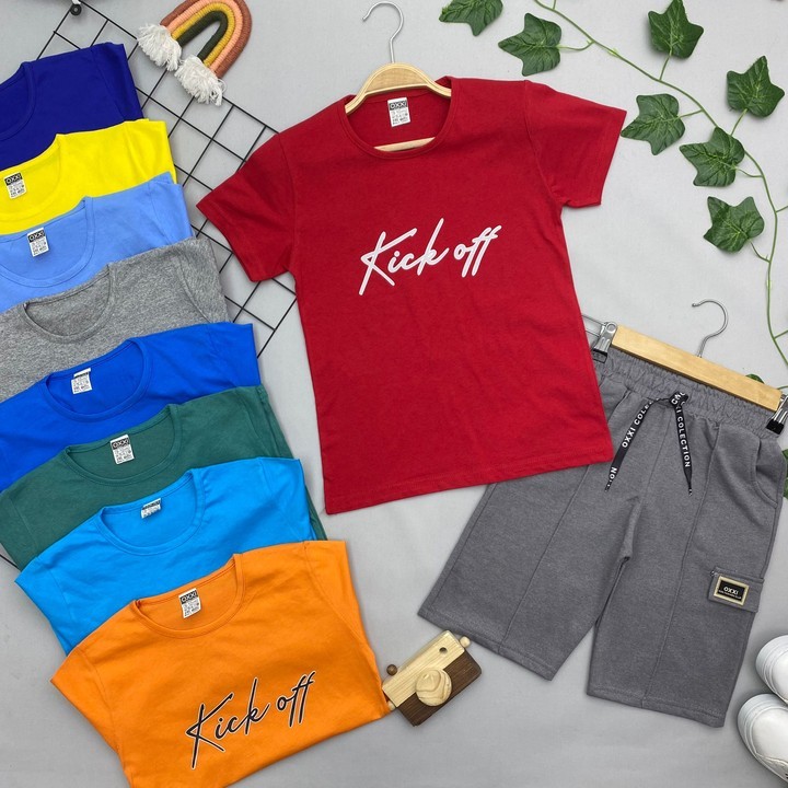 KİCK OFF YAZILI ERKEK ÇOCUK TAKIM