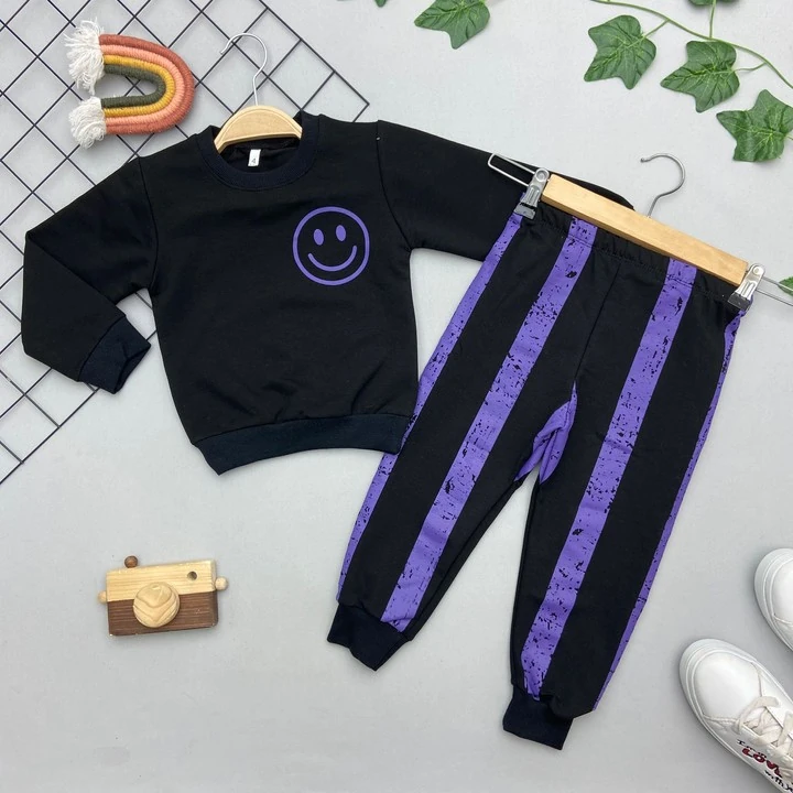 EMOJİ BASKILI UNISEX TAKIM