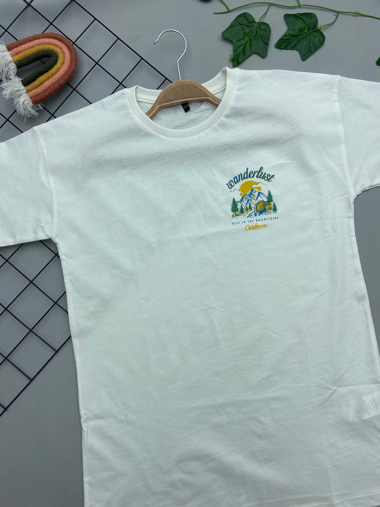 WANDERLUST YAZILI ERKEK UST