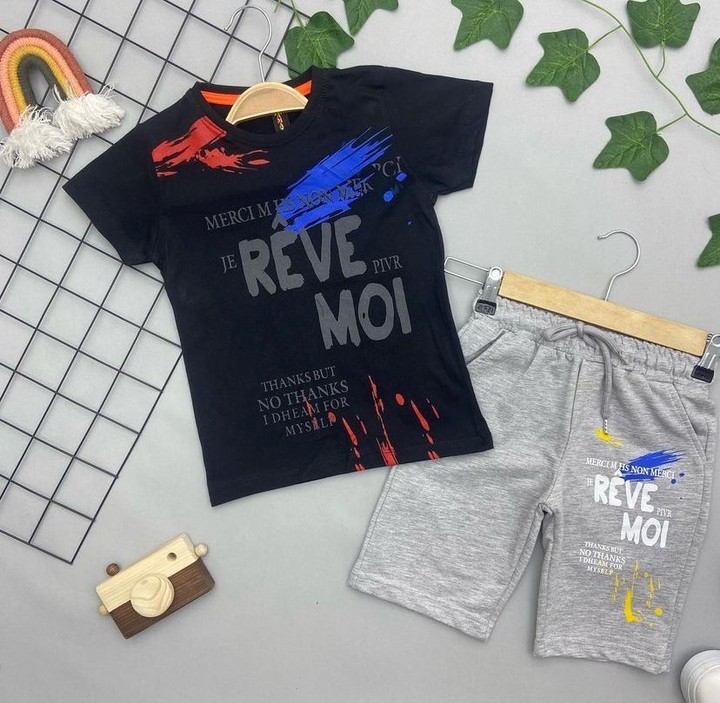 ⭐ REVEMO YAZILI ERKEK ÇOCUK TAKIM