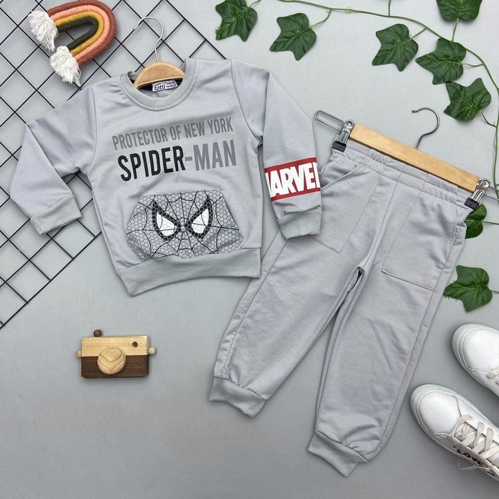 SPIDERMAN BASKILI ERKEK ÇOCUK TAKIM