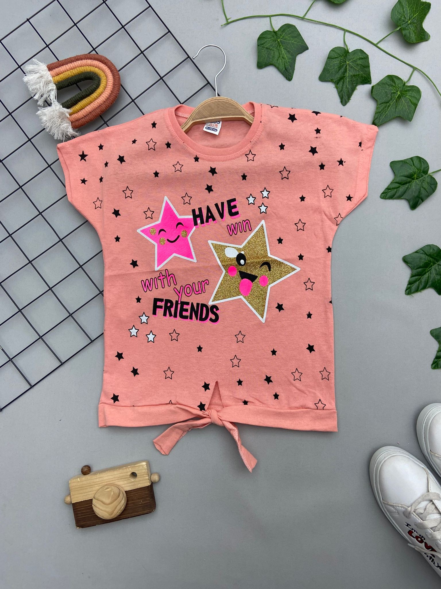 FRIENDS YAZILI KIZ COCUK UST