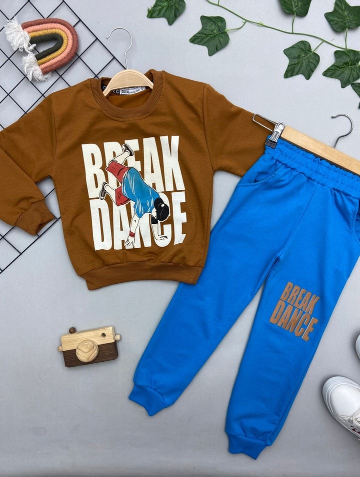 BREAK YAZILI KIZ ÇOCUK TAKIM