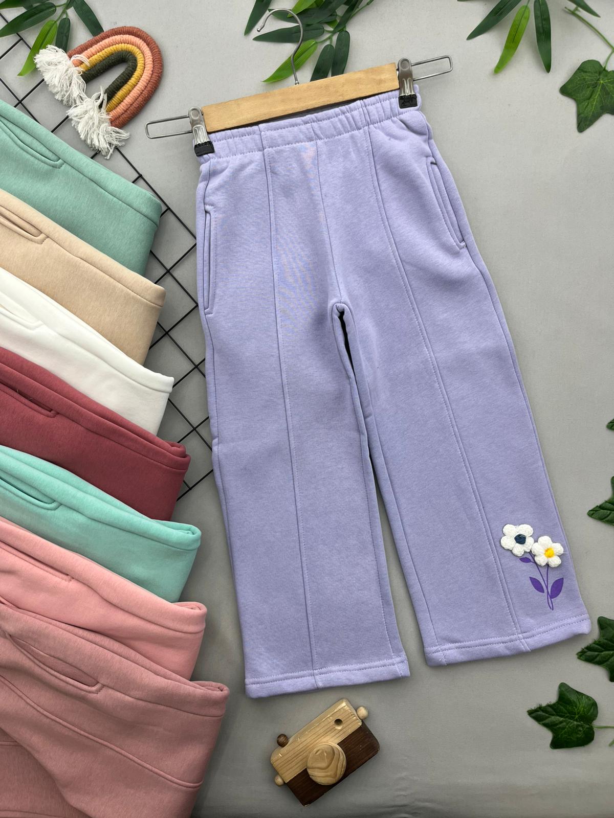 PAPATYA BASKILI KIZ COCUK ALT