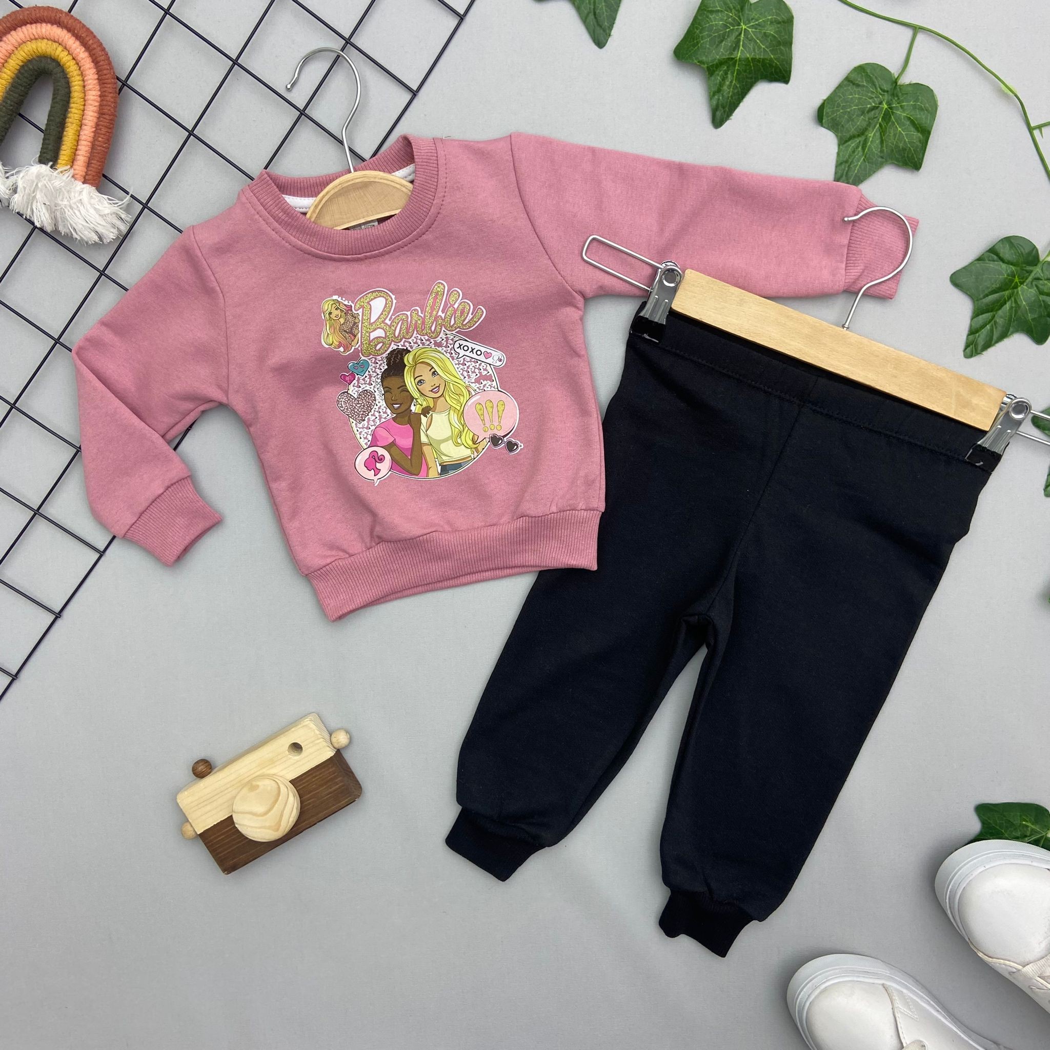 ⭐ BARBİE YAZILI KIZ BEBEK TAKIM 