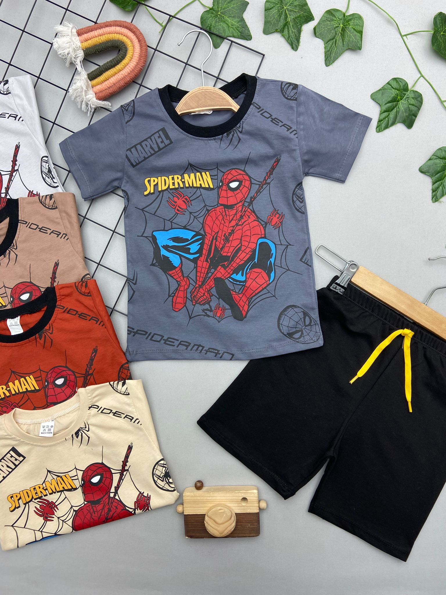 SPIDER-MAN YAZILI ERKEK COCUK TAKIM