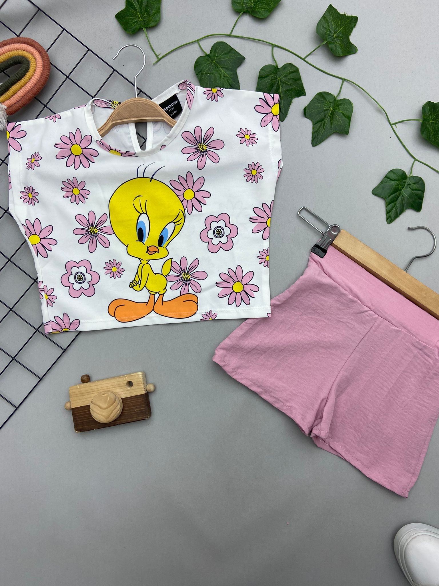 TWEETY BASKILI KIZ COCUK TAKIM