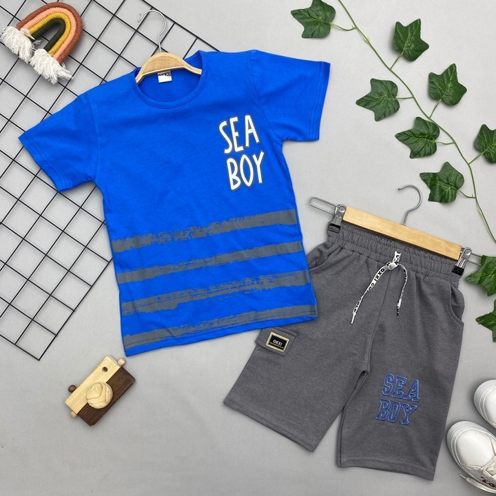 SEA BOY YAZILI ERKEK ÇOCUK TAKIM