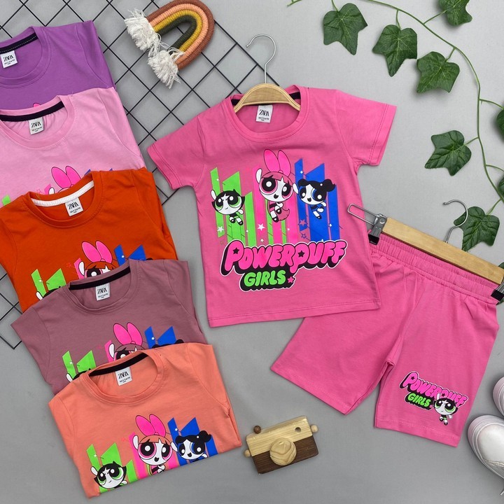 POWERPUFF BASKILI KIZ ÇOCUK TAKIM