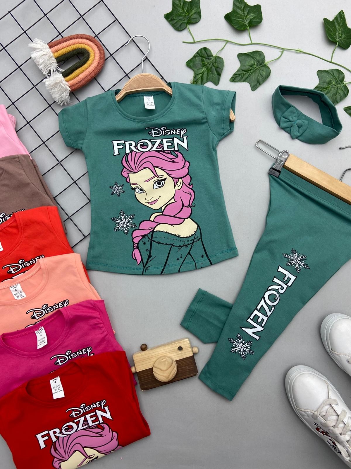 FROZEN BASKILI KIZ COCUK TAKIM
