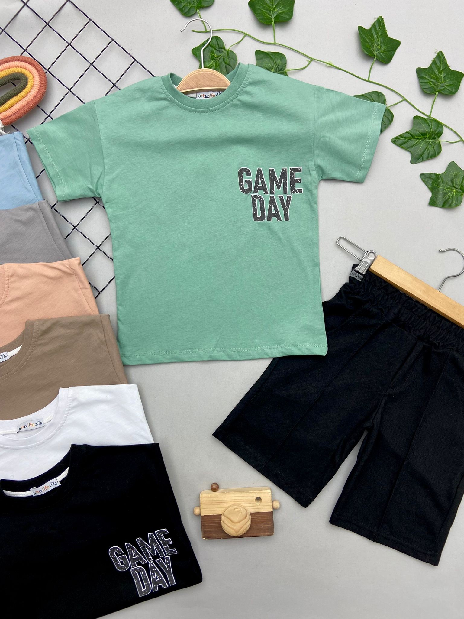 GAME DAY YAZILI ERKEK COCUK TAKIM